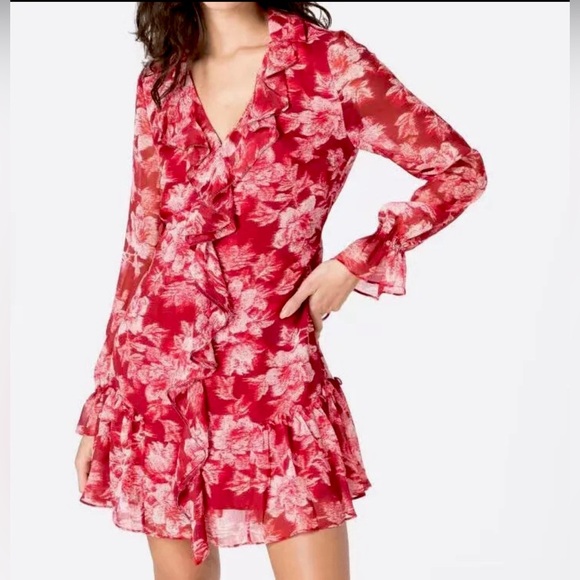 Ted Baker Dresses & Skirts - Ted Baker floral dress in Red size 4 or 40 USA MD